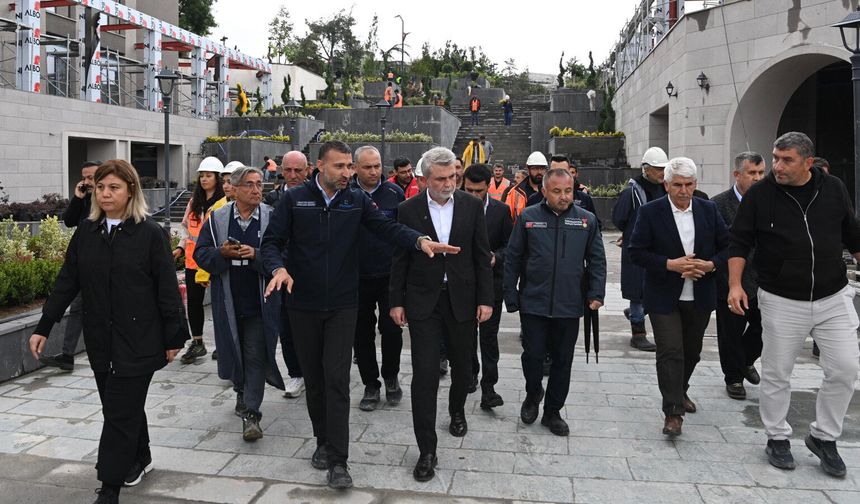 Başkan Görgel, Kentsel Tasarım Alanlarında İncelemelerde Bulundu
