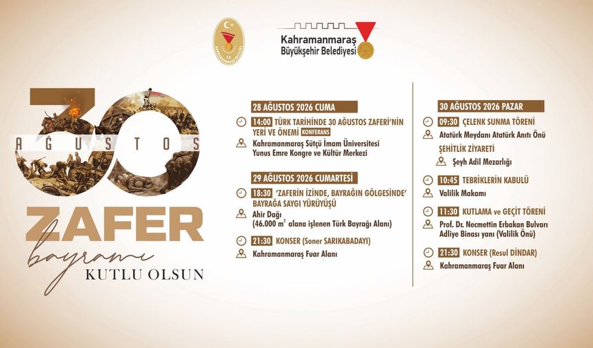 ZAFER BAYRAMI COŞKUSUNU BİRLİKTE YAŞAYALIM