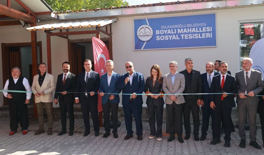 BERTİZ’E YENİ SOSYAL ALAN: BOYALI SOSYAL TESİSLERİ HİZMETE AÇILDI