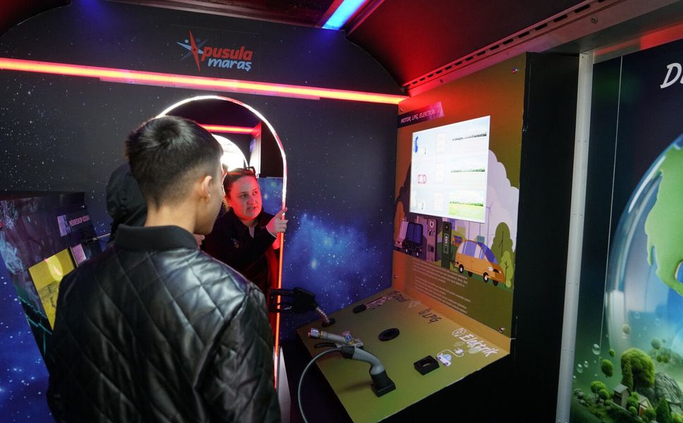 Pusula Maraş’ın Gezen Bilim Merkezi Yeni Misafirlerini Ağırladı