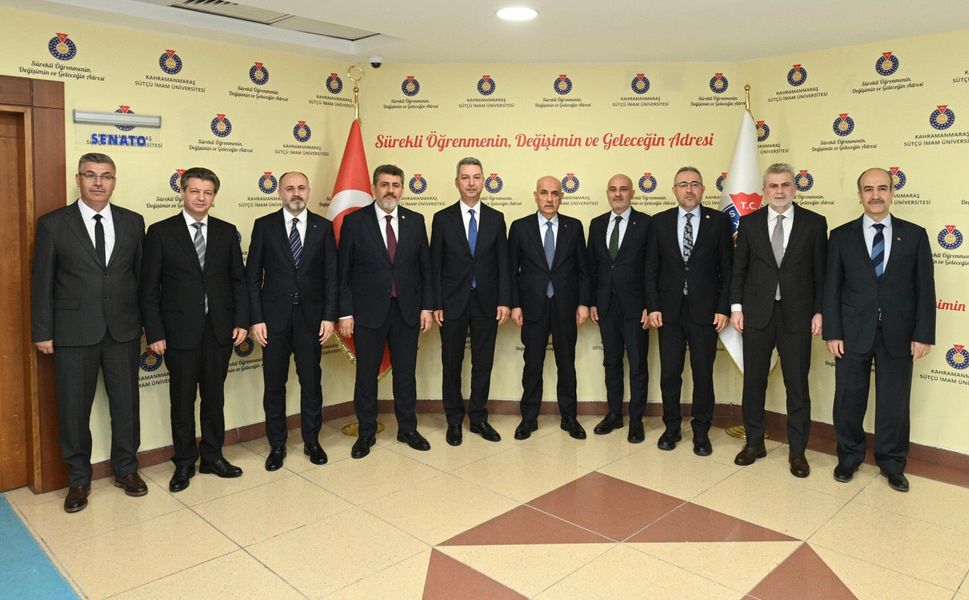 Görgel ve Kirişci’den KSÜ Rektörü Okumuş’a Hayırlı Olsun Ziyareti