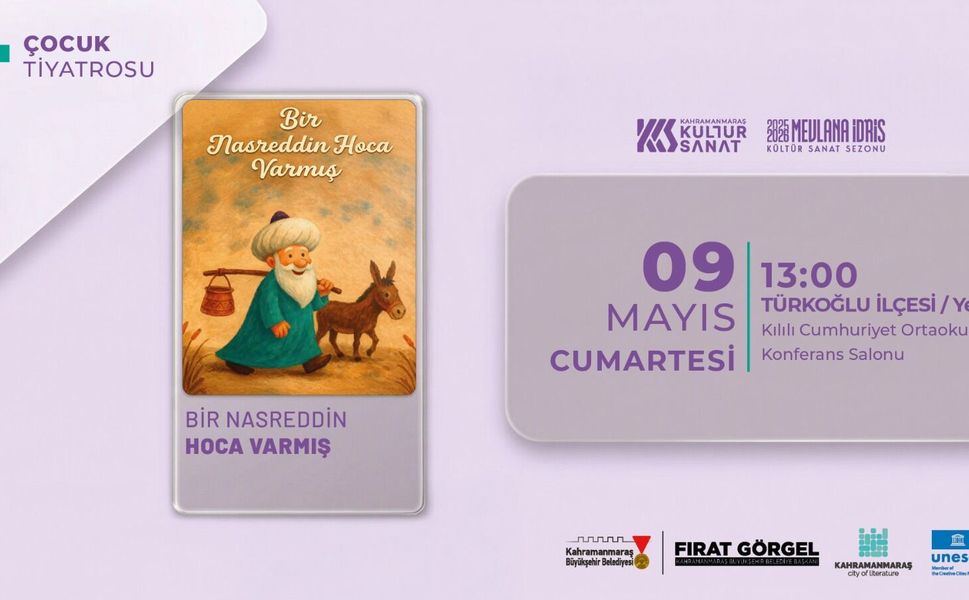 Büyükşehir’den Cumartesi Günü Çocuklara ve Yetişkinlere Özel Kültür Sanat Programı