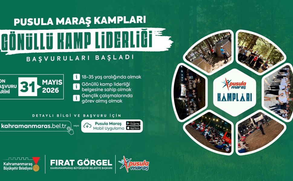 Pusula Maraş, Gönüllü Kamp Liderlerini Arıyor