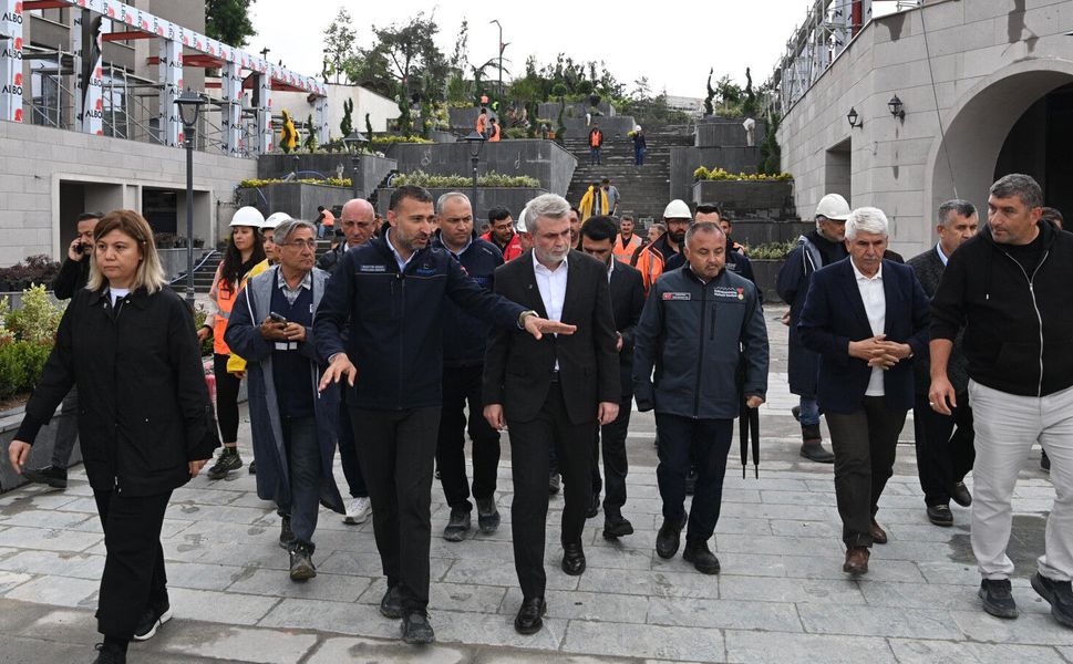 Başkan Görgel, Kentsel Tasarım Alanlarında İncelemelerde Bulundu