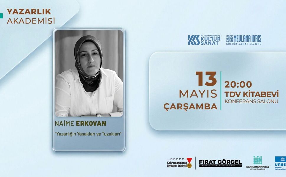 Yazar Naime Erkovan, Yazarlığın Bilinmeyenlerini Anlatacak