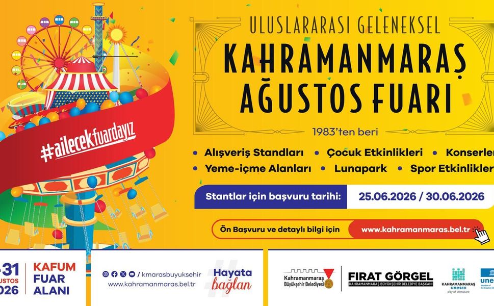 Ağustos Fuarı Esnafını Bekliyor; Başvurular Başladı