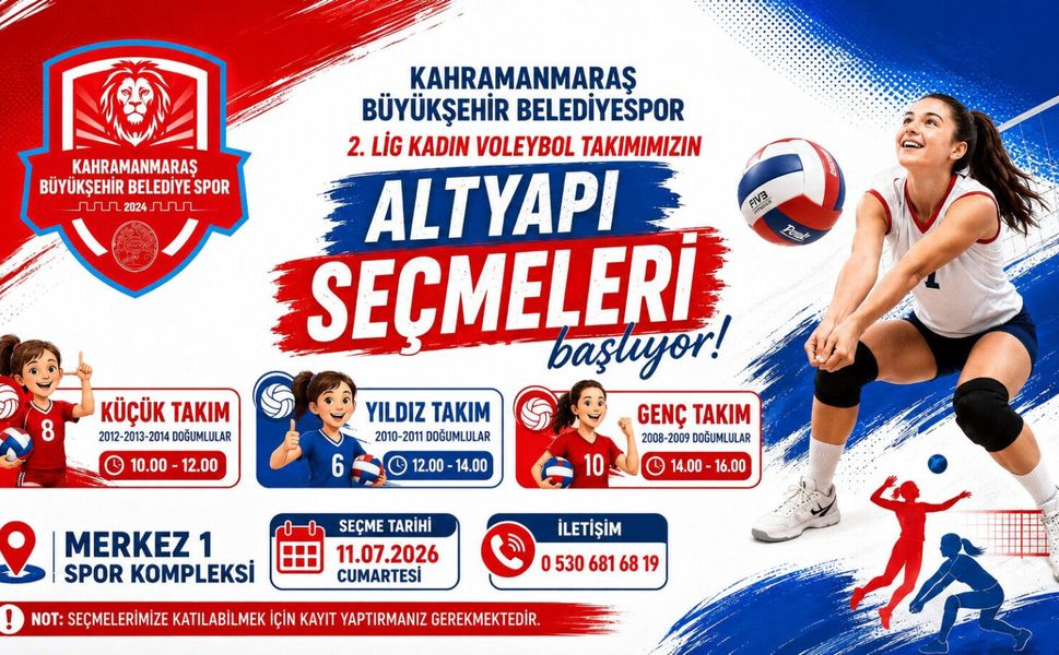Büyükşehir’in Kadın Voleybol Takımı Altyapı Seçmeleri İçin Başvurular Başladı