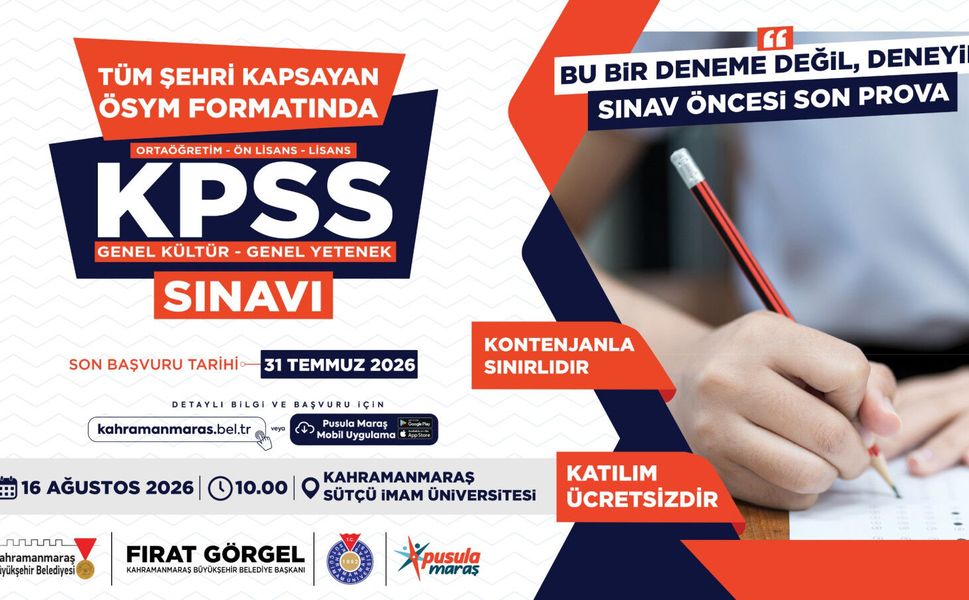 KPSS ADAYLARINA SON PROVA DESTEĞİ