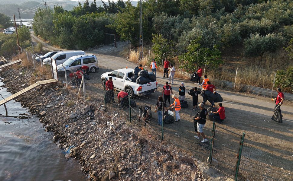 Büyükşehir’den Kılavuzlu Barajı Çevresinde Temizlik Seferberliği