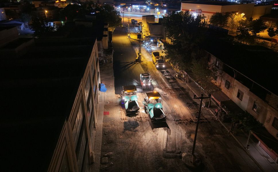 Toptancılar Sitesi’nde Asfalt Mesaisi