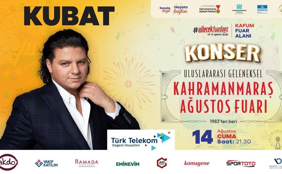SEVİLEN SANATÇI KUBAT, KAFUM’DA SAHNE ALACAK