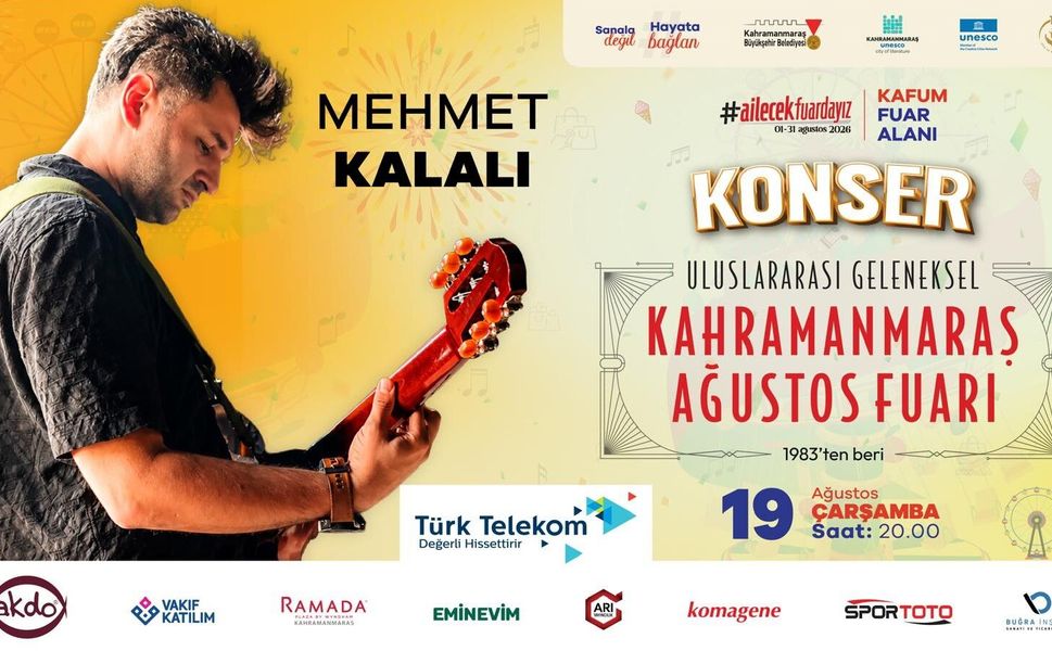 AĞUSTOS FUARI’NDA 19 AĞUSTOS’TA MÜZİK ZİYAFETİ YAŞANACAK
