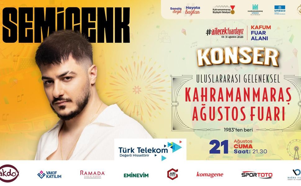 GELENEKSEL AĞUSTOS FUARI’NDA SAHNE SIRASI SEMİCENK’İN