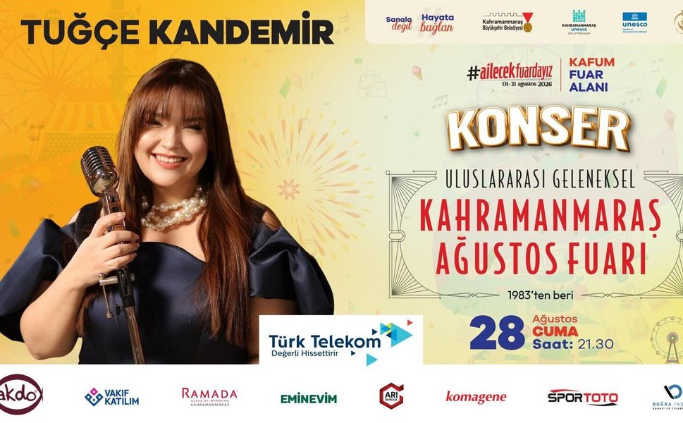 AĞUSTOS FUARI’NDA SAHNE SIRASI TUĞÇE KANDEMİR’İN