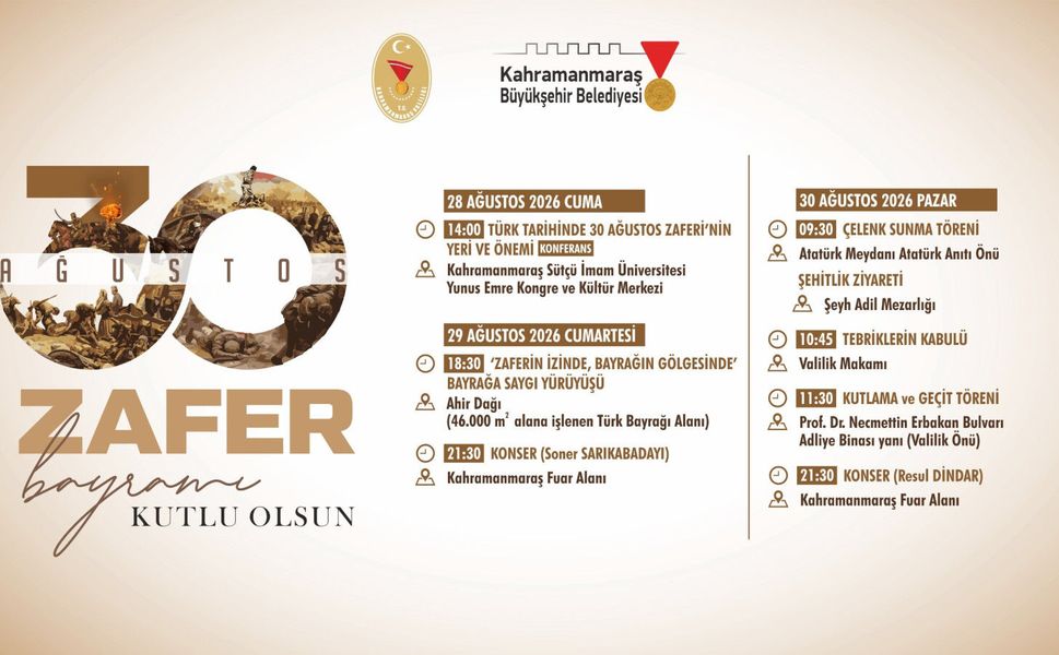ZAFER BAYRAMI COŞKUSUNU BİRLİKTE YAŞAYALIM