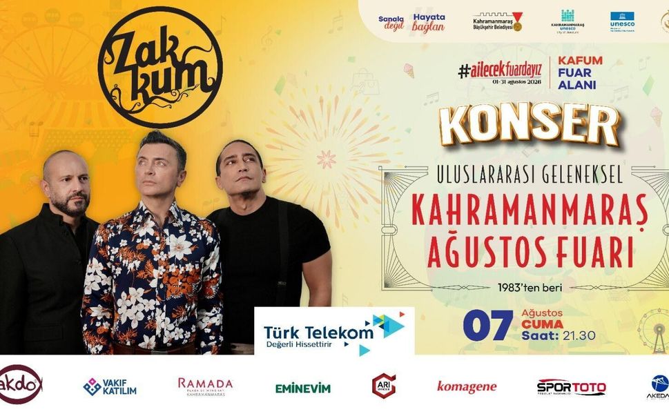GELENEKSEL AĞUSTOS FUARI'NDA SAHNE ZAKKUM'UN