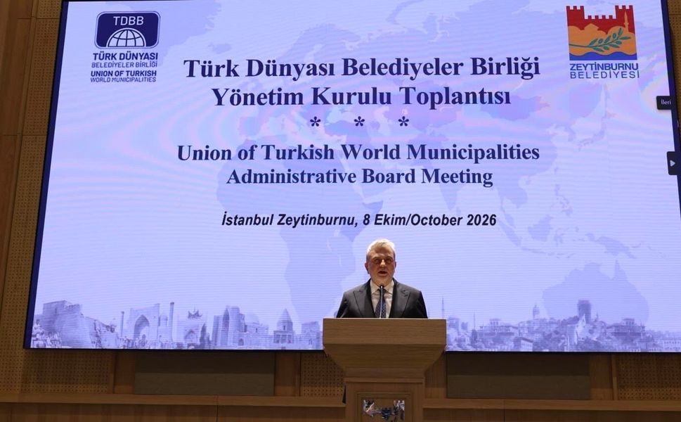 BAŞKAN FIRAT GÖRGEL, TÜRK DÜNYASI BELEDİYELER BİRLİĞİ BAŞKANI OLDU