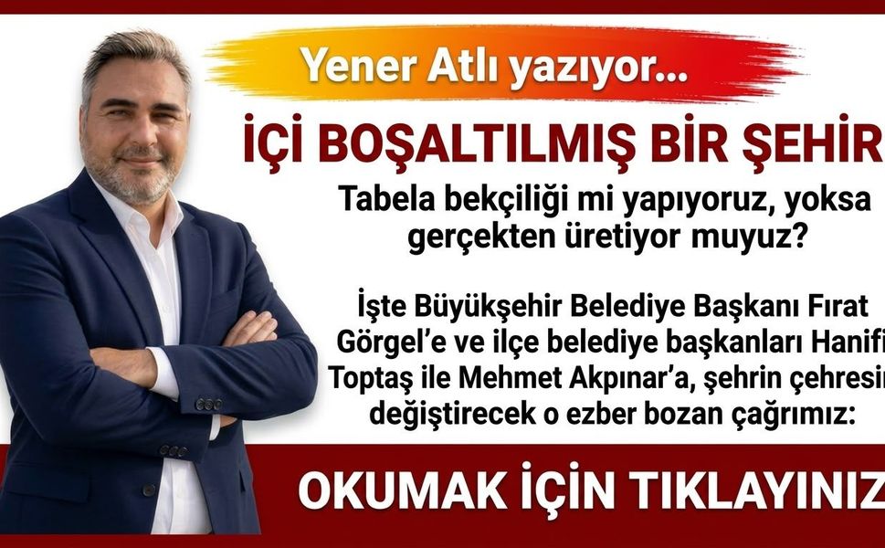 İÇİ BOŞALTILMIŞ BİR EDEBİYAT ŞEHRİ!