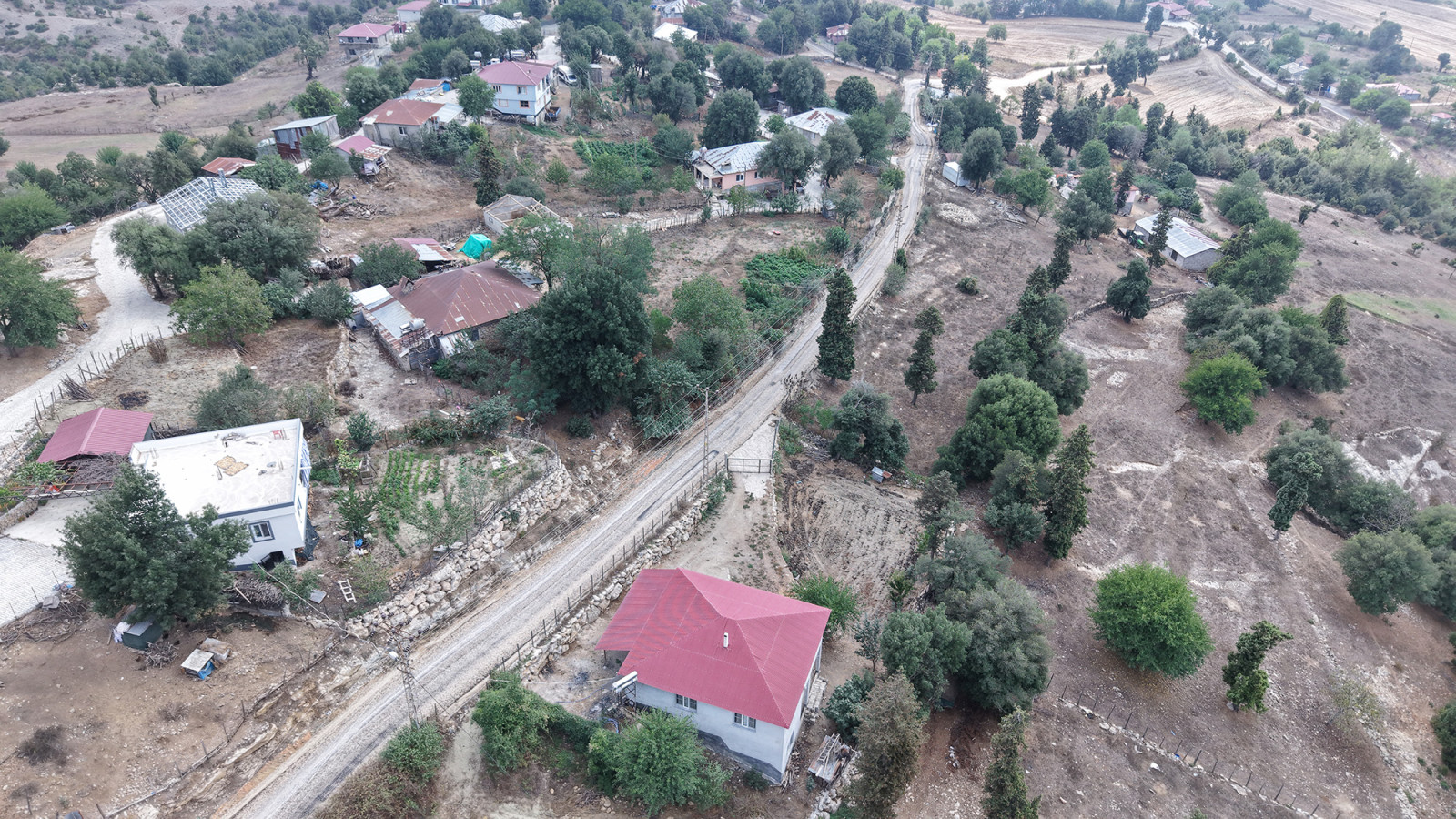 Andirin Koklu Mahallesi Sati Asfalt Calismasi Havadan 3 Eylul 5