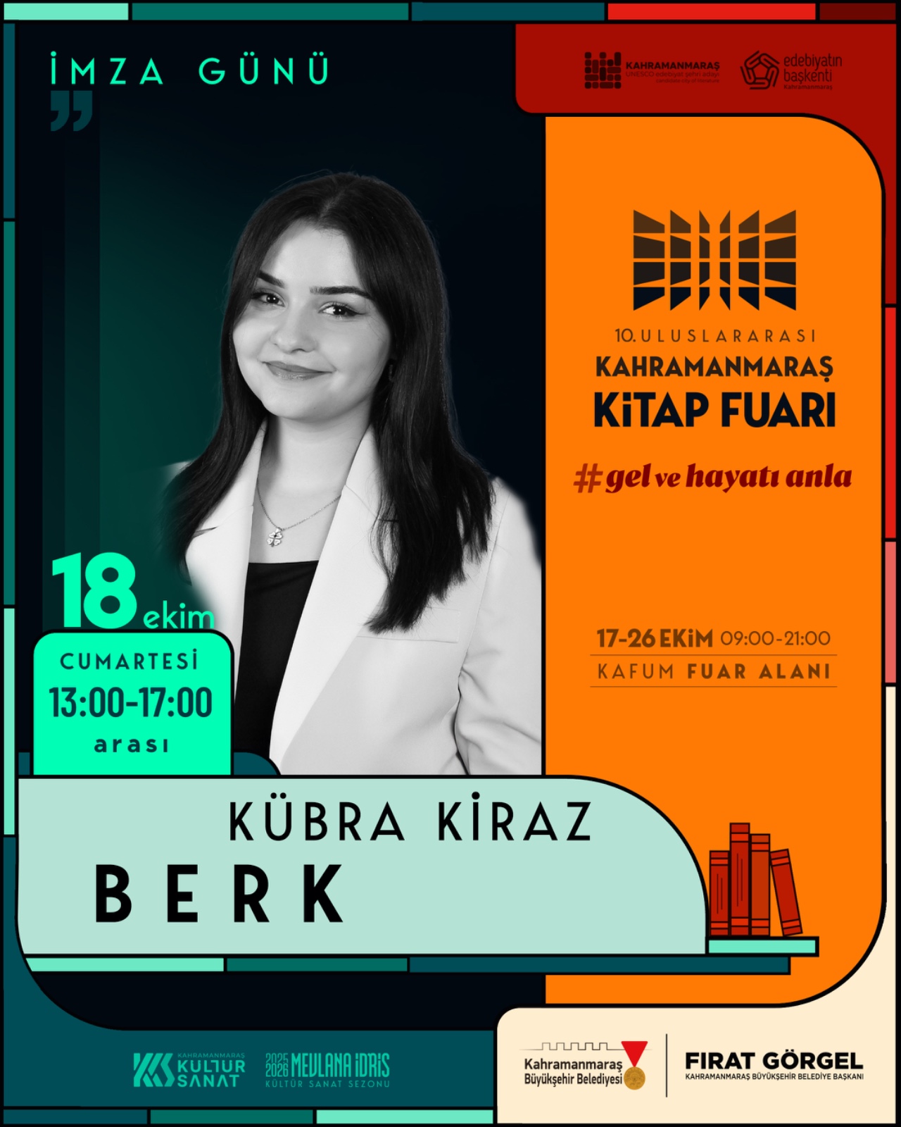 18 Ekim Cumartesi 10