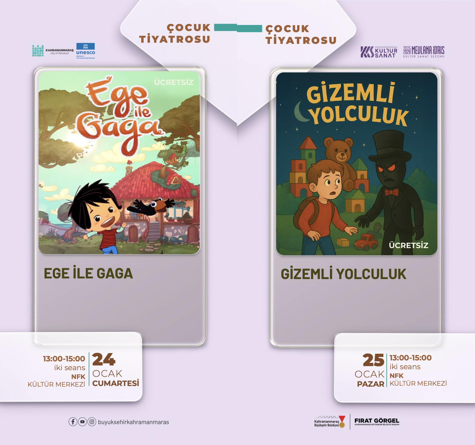 Edebiyatın Başkentinde Ocak Kültür Sanatla Dolu Geçecek