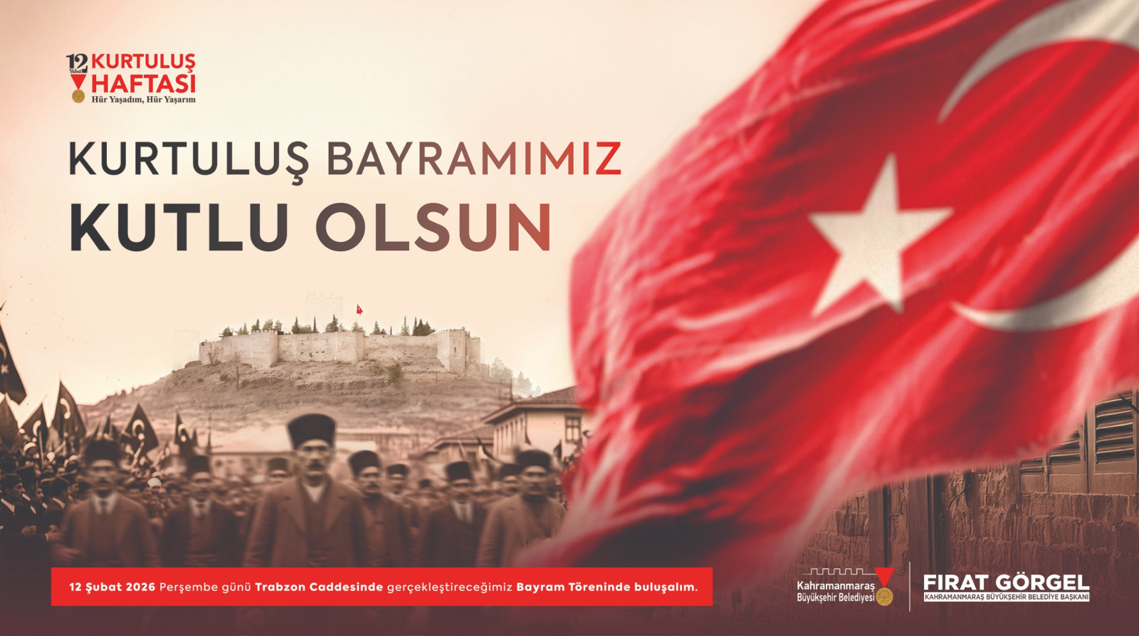 Başkan Görgel: “Kurtuluş Destanımızın 106. Yılı Kutlu Olsun”