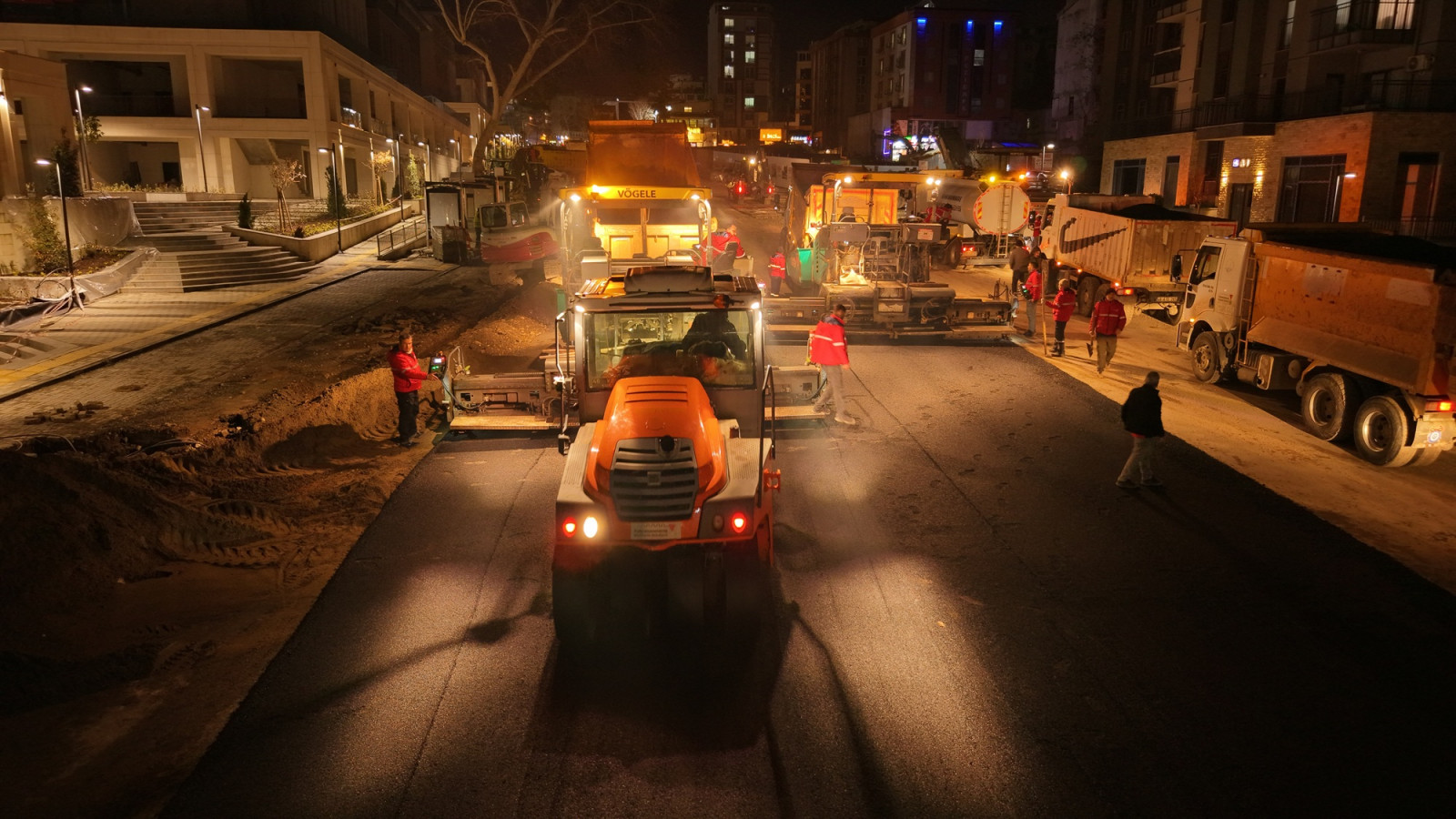 Hükümet Bulvarı’nda Altyapının Ardından Asfalt da Tamam