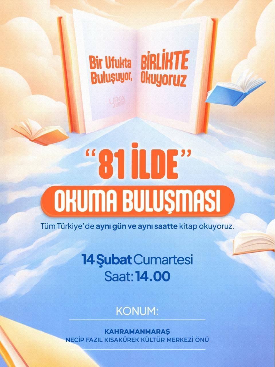 81 İLDE KİTAP OKUMA SEFERBERLİĞİ
