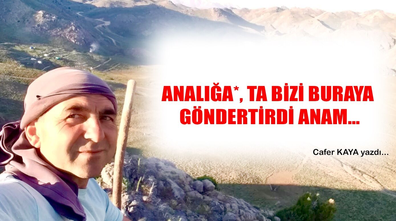 ANALIĞA*, TA BİZİ BURAYA GÖNDERTİRDİ ANAM...