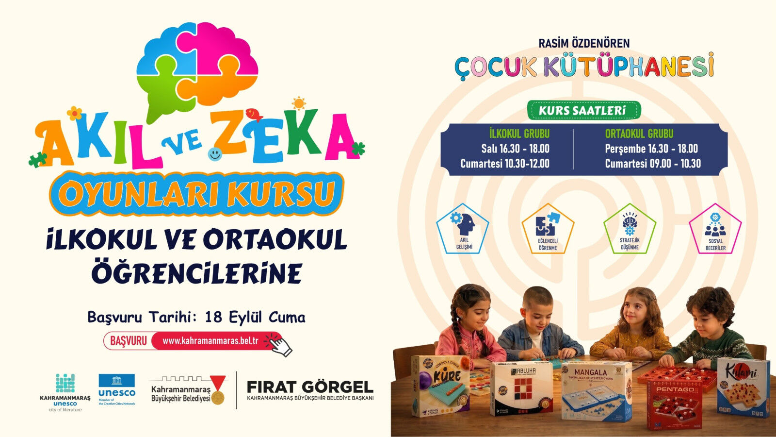 BÜYÜKŞEHİR’DEN ÇOCUKLARA EĞLENEREK ÖĞRENMEYE DAVET