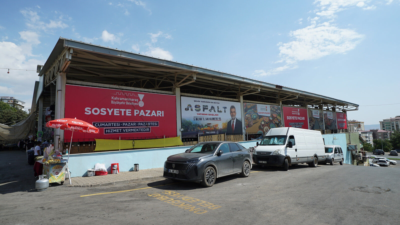 SOSYETE PAZARI YENİ YERİNDE HİZMET VERMEYE BAŞLADI